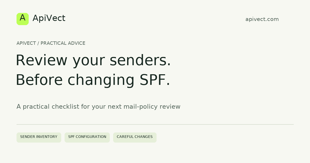 SPF softfail: review your senders before changing policy